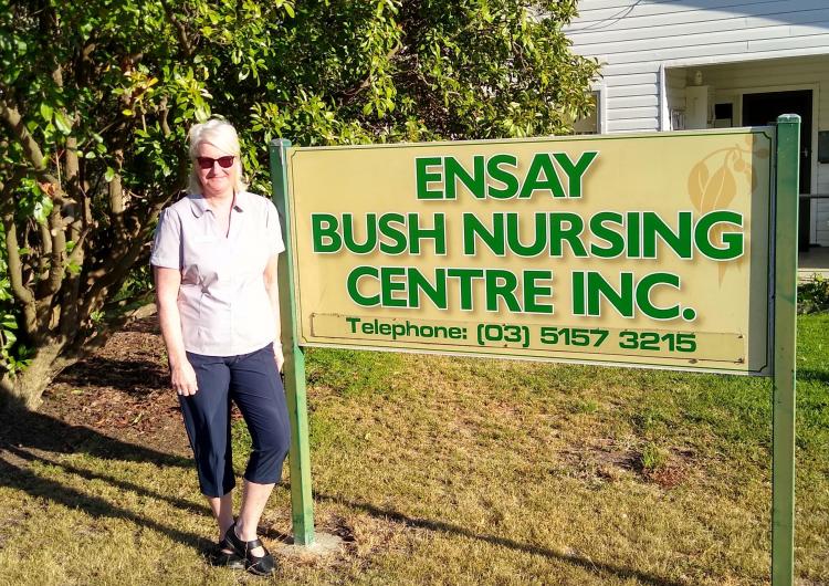 Dr Fiona Jennings at the Royal Flying Doctors Service practitioner day in Ensay, East Gippsland March 2020.