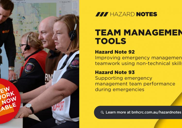 Researchers have developed two new tools that help support and enhance individual and team capabilities during emergencies. Photo: South Australia Country Fire Service.