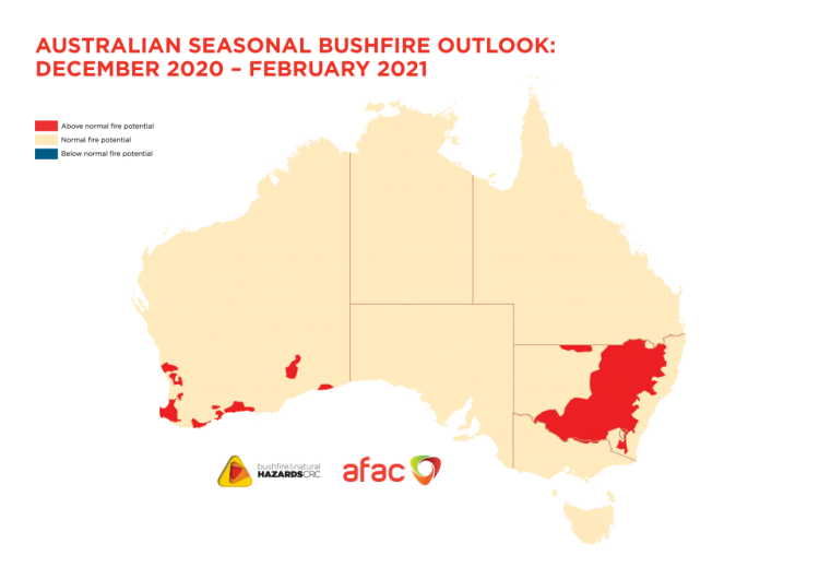 Australian Seasonal Bushfire Outlook: December 2020 – February 2021