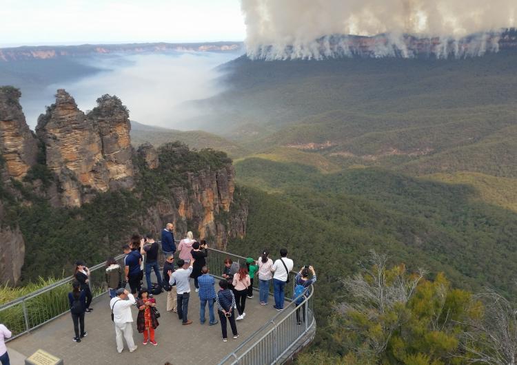 A prescribed burn in the Blue Mountains in 2018. Photo: NSW National Parks and Wildlife Service