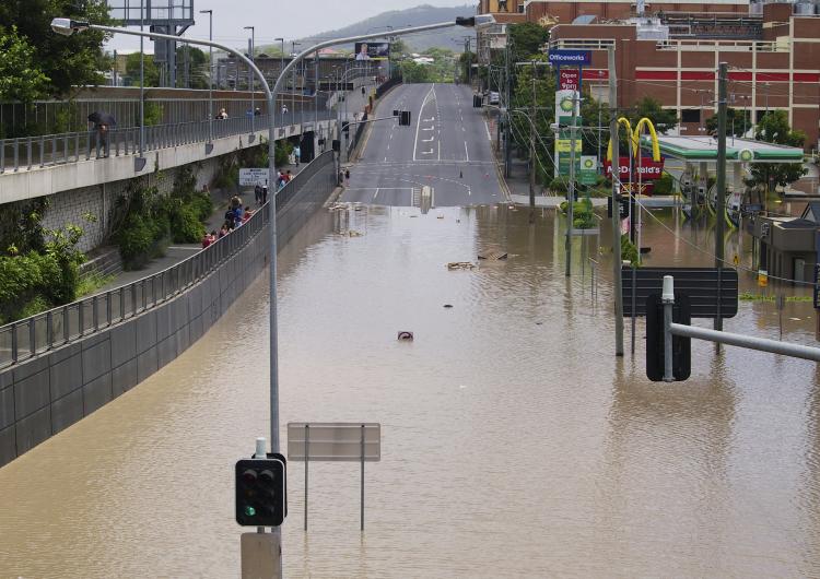 Milton Road, Brisbane, following the January 2011 floods in Queensland. Photo: Erik K Veland (CC BY-NC 2.0)