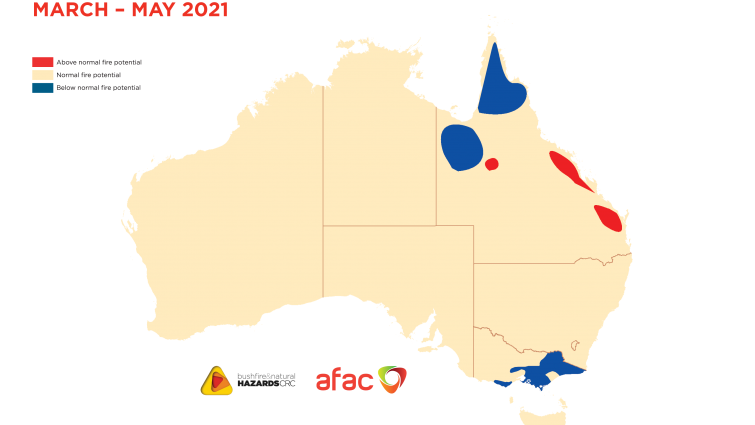 Australian Seasonal Bushfire Outlook: March - May 2021