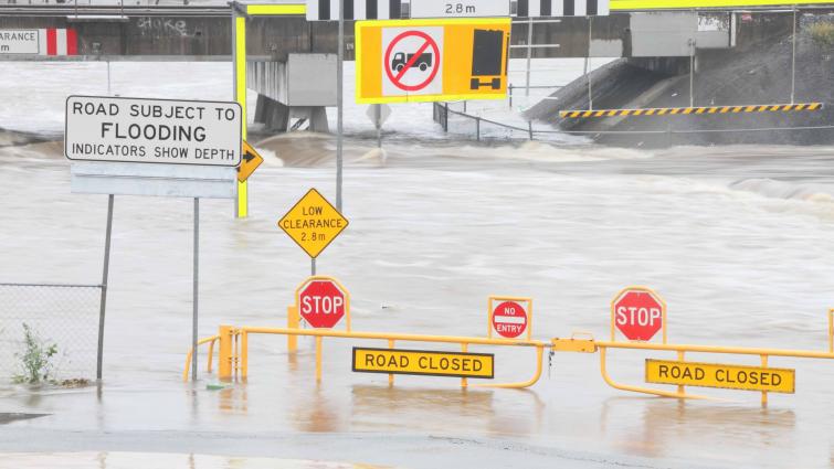Flooding in Morayfield, Queensland, as a result of Tropical Cyclone Marcia in February 2015. Photo: Shutterstock.com