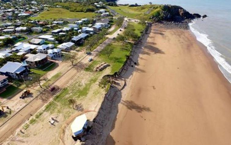 Drone vision over Lamberts Beach after Cyclone Debbie. Photo: Michael Kennedy