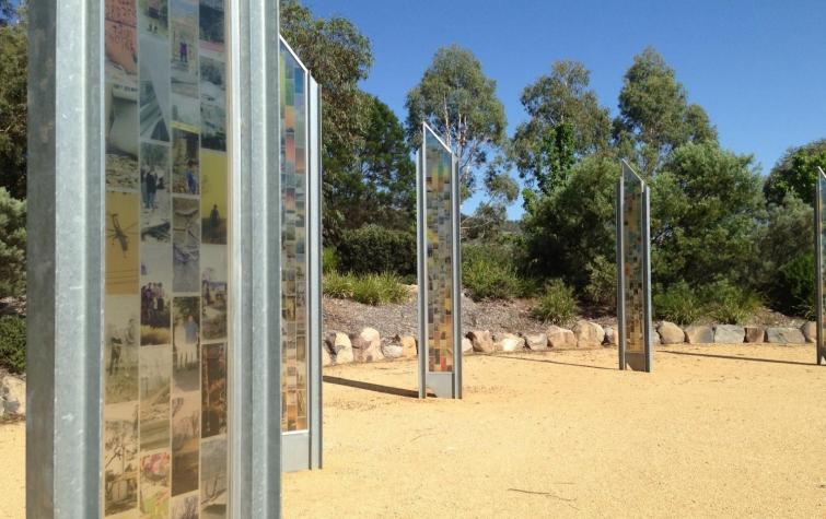 Canberra Bushfires Memorial. Photo: Melissa Parsons.