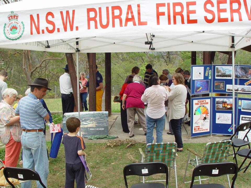 Community engagement. Photo credit: NSW RFS.