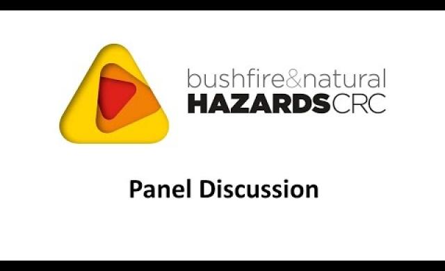 Natural disasters - the challenge for Australia and the region - Panel Discussion