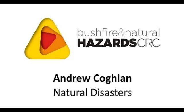 Andrew Coghlan - Australian Red Cross - natural disasters