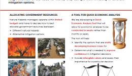 Quick economic analysis tool: An efficient way to value mitigation